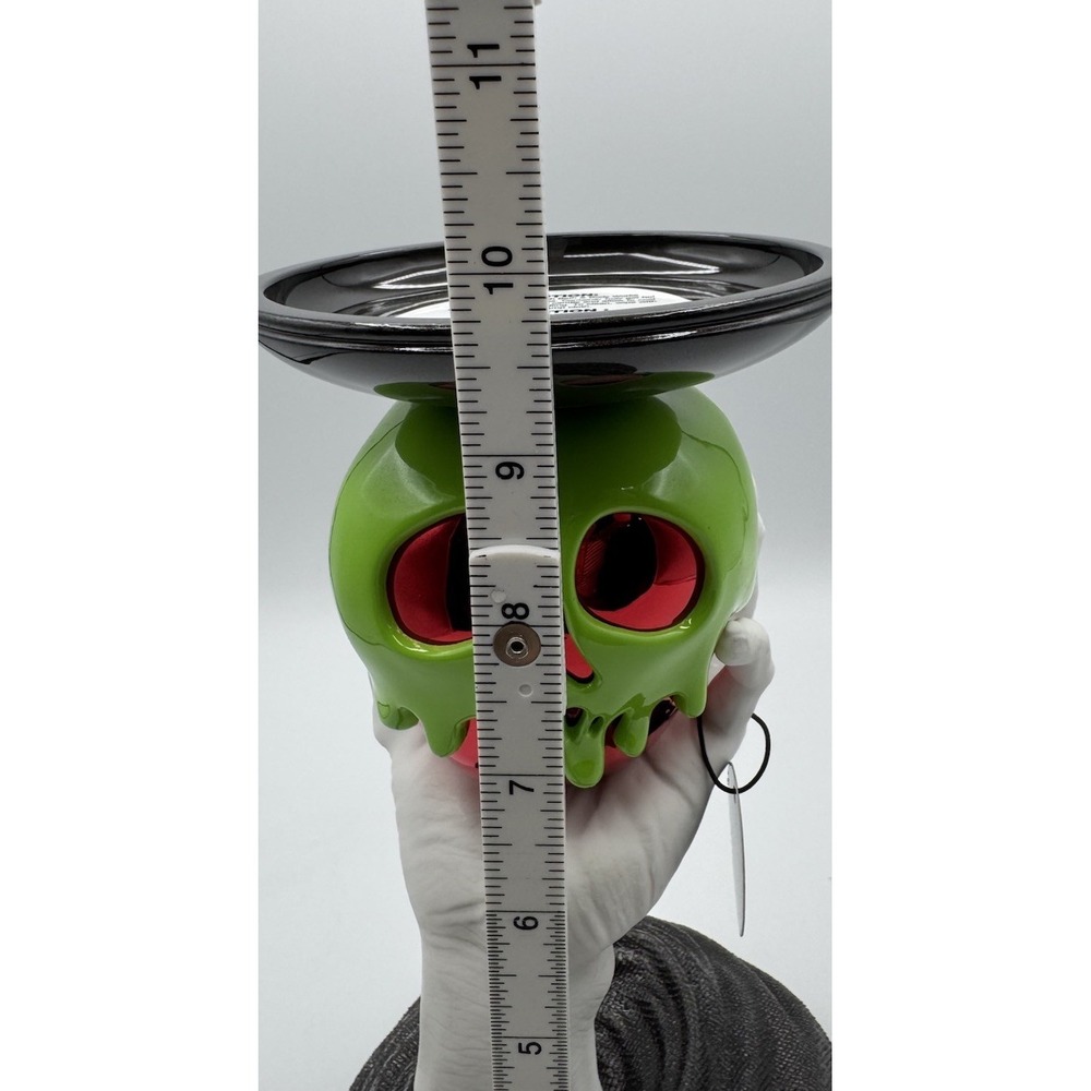 Bath & Body Works Disney Villains Poison Apple Skull Pedestal Candle Holder - Picture 13 of 16